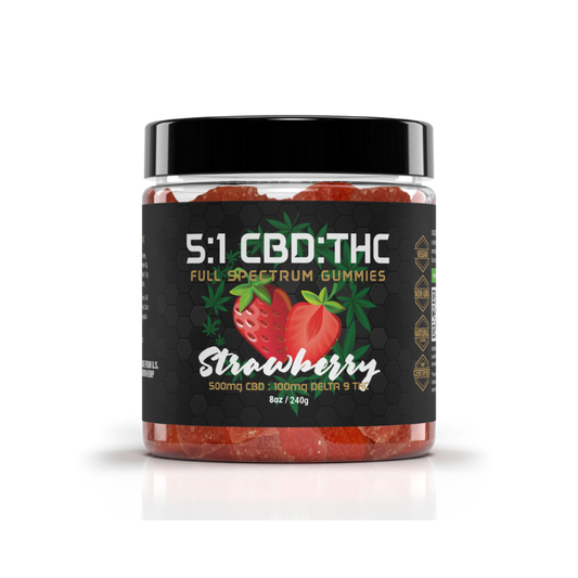 5:1 CBD THC Strawberry Flavor