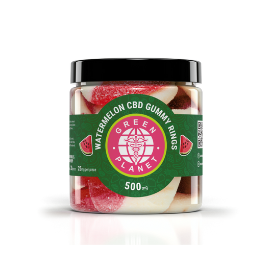 Watermelon Gummy Rings 500/1000Mg CBD