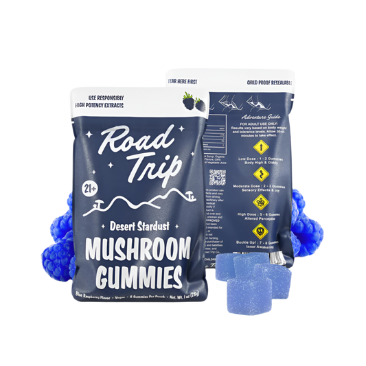 Desert Stardust Mushroom Gummies - Blue Raspberry