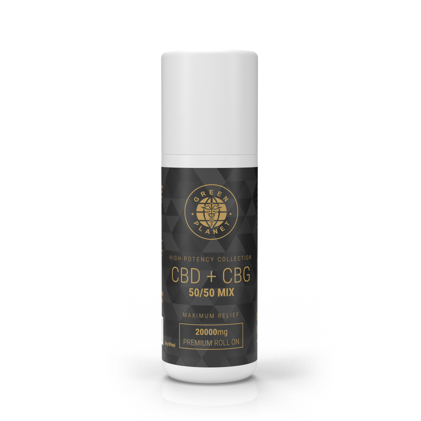 CBD + CBG 20,000Mg 50/50 Mix Pain Relief Roll-On 3 Oz.