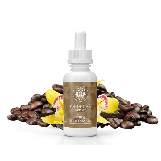 CBD + CBG 750Mg 50/50 Mix Coffee Vanilla Flavor 30ml