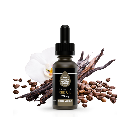 Full Spectrum Tincture 750/1500Mg Coffee Vanilla Flavor 30ml