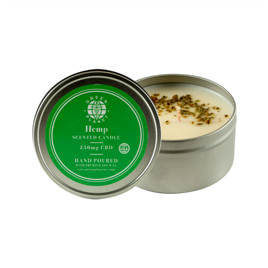 Clean & Green Plant-Based Candle 8 oz tin